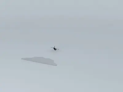 Airica Airlines Flight 623 Free 3D model
