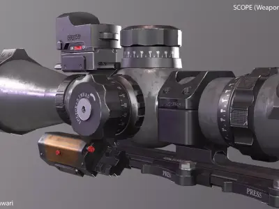 SCOPE  Game Ready Asset with 3 different skins Low-poly 3D model