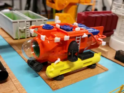 Research submarine 3D print model