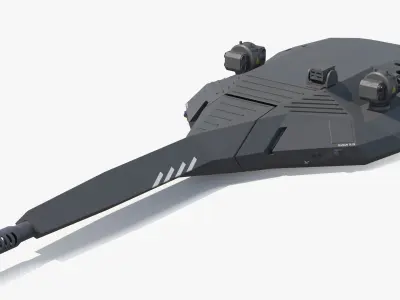  Modern Combat Gun Turret Dark Gray 