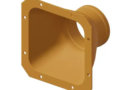 Plastic Industrial Air Duct Toy 3D model
