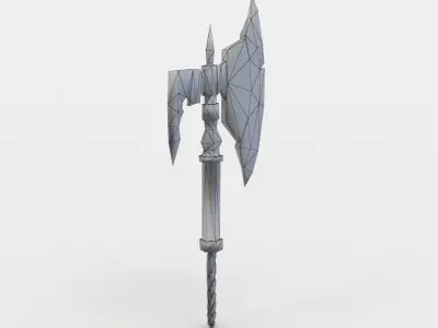 Axe Low-poly 3D model