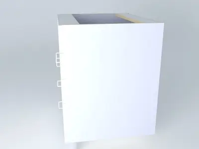 S1D3D1FD cabinet with two drawers Free 3D model