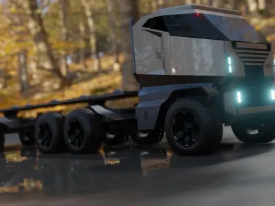 Concept Truck ST design 2022 3D model