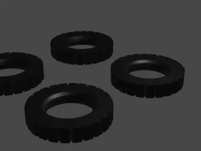 TIRE 3D model Free low-poly 3D model