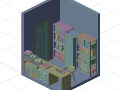 Small Shop 3D model
