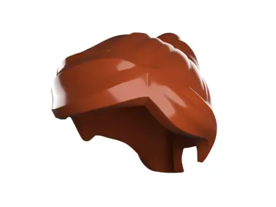 Custom3Dprint Minifigure Accessory - Minifigure Hair S2 - 004 3D print model