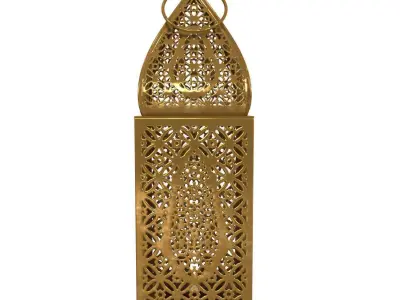 Moroccan Table Lantern 3D model