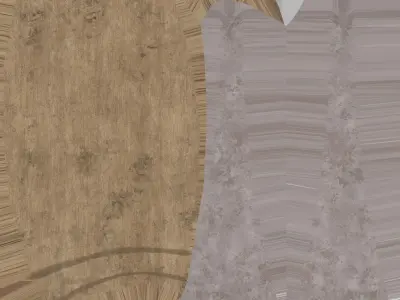 Game Ready LP Chisel Carpenter Viking Medieval PBR Low-poly 3D model