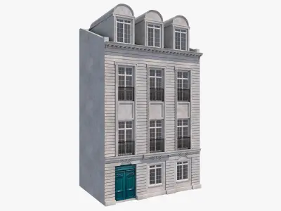 European building 1 3D model