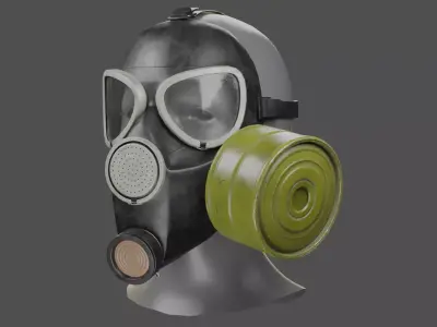 PMK 1 GASMASK Low-poly 3D model