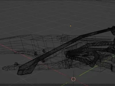 Crossbow v1 Low-poly 3D model