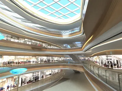 Shopping Mall 1 3D model purchase
