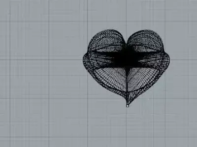 Anello Cuore sviluppo Free 3D model buy