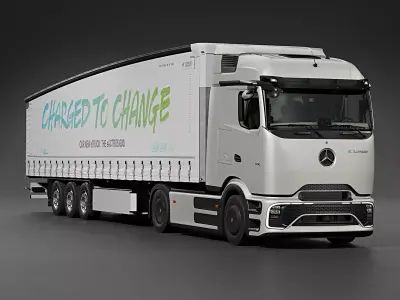 2025 Mercedes-Benz eActros 600 3D model