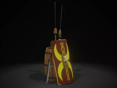 Roman Weapon Kit 3D model