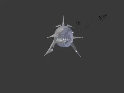 shark 3D model 2