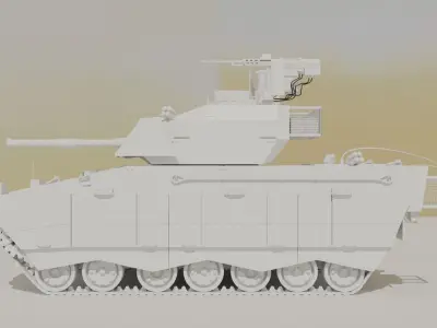 APC type 96 3D model 3D model