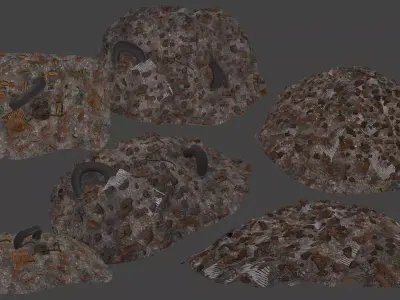 Dump low-poly models Free low-poly 3D model