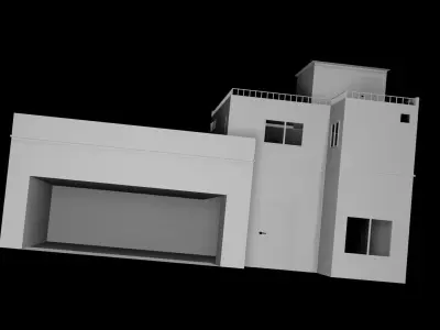 pubg house Free low-poly 3D model