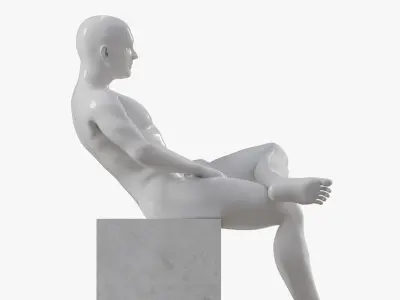  Male mannequin pose 9 PBR 