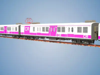  Bombardier EMU Local Train 3D model
