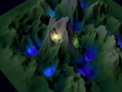 Sci-fi valley 3D model