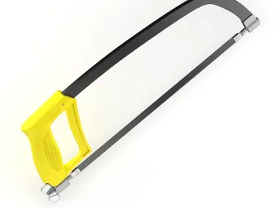 Hacksaw saw 3D model