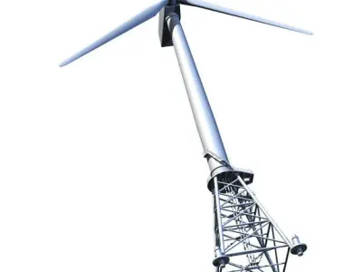 Offshore Wind Turbine 3D model
