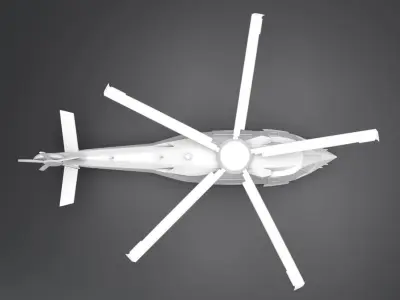 Uh60x Stealthhawk Scale model 3D print model
