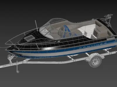 fishing boat 2 3D model