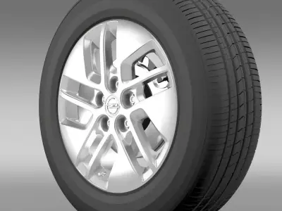Opel Vivaro wheel 2015 3D model