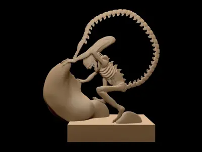 Alien Free 3D print model