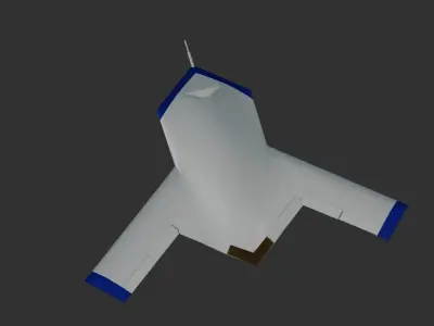 Boeing X-45A 3D print model