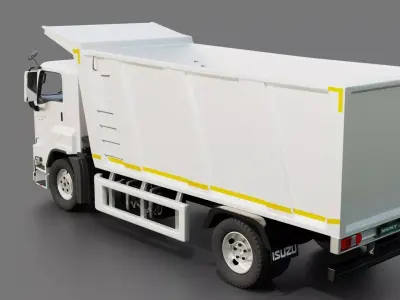 Isuzu Giga Tractor Tipper Truck 3D model