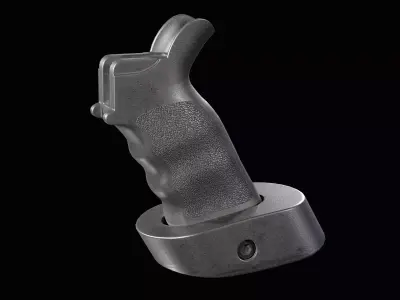 AR 15 ERGO TACTICAL PISTOL GRIP Low-poly 3D model