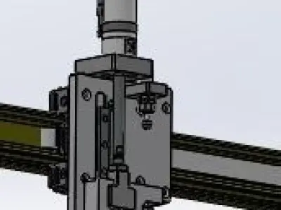 Synchronous servo motor 3D model
