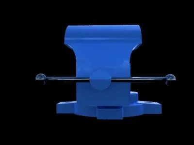 BENCH- MOUNTED VICE 3D model