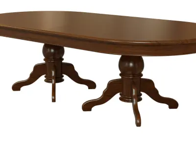 Wood table 2500 3D model