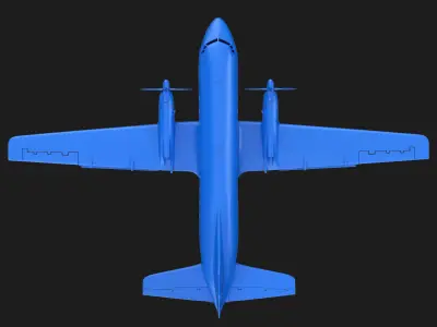 HAWKER SIDDELEY HS 748 3D print model