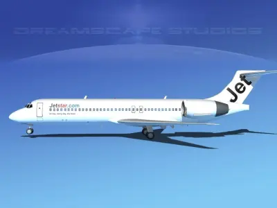 Boeing 717-200 Jet Star 2 3D model