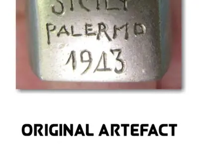 replica of a us wwii Sicily campaign souvenir ring 3D print model