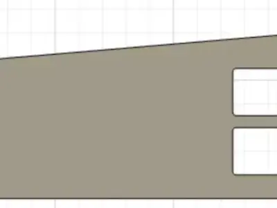 Left Warning Panel Airbus A320 3D model