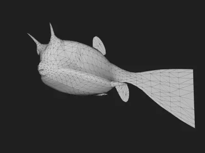 Filefish Low-poly 3D model purchase