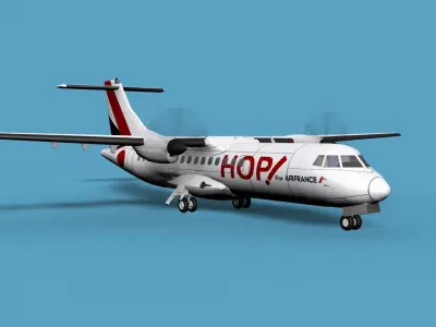 ATR  ATR-42-500 Hop 3D model