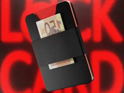 LockCard Wallet 3D Free 3D model