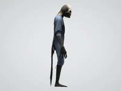 Shadow Stalker Low-poly 3D model