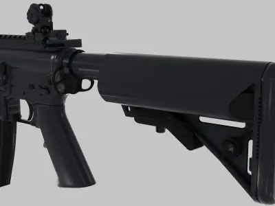 M4A4 Carbine Low-poly 3D model