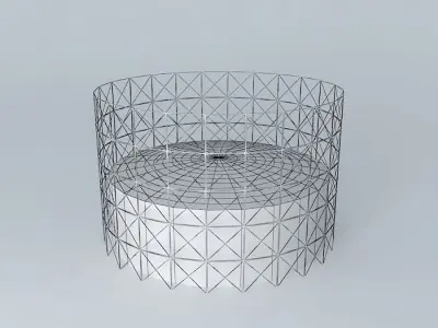 Gas Holder Huddersfield Free 3D model