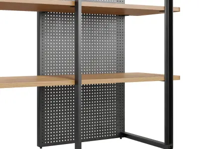 Kave Home Nadyria shelves 3D model